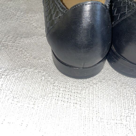 Cole Haan Men’s Dress Loafers Size 11 M Black Leather Weave Business Formal City main image 8
